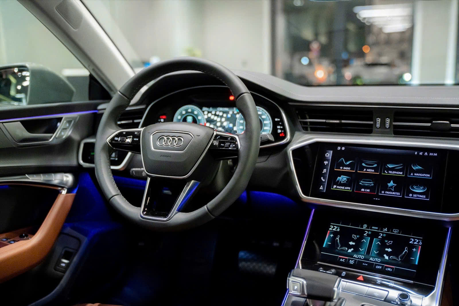 Hình ảnh chi tiết nội thất Audi A7